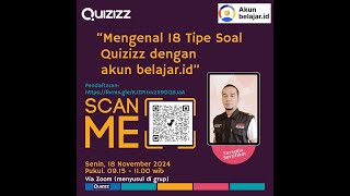 Mengenal 18 Jenis Soal Quizizz dengan Akun Belajarid [upl. by Balough]