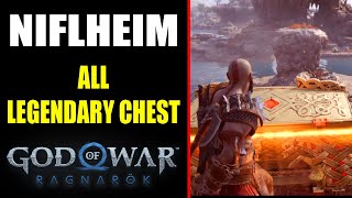 Niflheim  All Legendary Chests Locations  God of War Ragnarök [upl. by Crelin489]