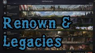 CK3 Tutorial  Renown and Legacies [upl. by Doowle]