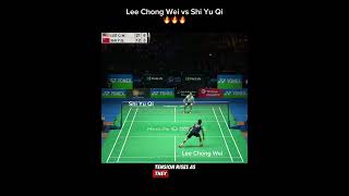 Shi Yuqi vs Lee Chong Wei A Battle of Badminton Titans [upl. by Nancee]