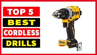 Top 5 Best Cordless Drill 2024  Best Cordless Impact Drills [upl. by Alidus433]