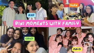 ENG SUB BINI Moments With Their Family Part 1  BINI VIDEOS [upl. by Esnahc881]