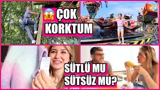 😱 ÇOK KORKTUM HOLLANDADA LUNA PARK GEZİSİ ȘEKER GİBİ MISIR HAȘLADIM [upl. by Neyr]