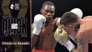 Quick Jabs  Jermell Charlo vs Gabe Rosado Iron Man OutClasses Veteran Rosado FULL FIGHT [upl. by Labina]