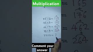 MATHS tricks multiplication trick viral short viral trick shorts tricks [upl. by Tiebout]