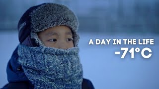 One Day in the Coldest Village on Earth −71°C −95°F  Yakutia Siberia [upl. by Nyrrek]