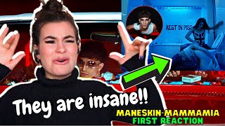 Maneskin  MAMMAMIA  FIRST REACTION [upl. by Keverne675]