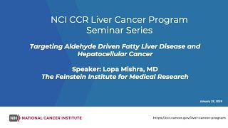 Targeting Aldehyde Driven Fatty Liver Disease and Hepatocellular Cancer [upl. by Gertrudis451]