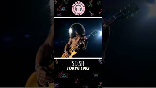 Slash playing the Godfather theme song Guns n Roses Live in Tokyo 1992 guitarsolo rock shorts [upl. by Ellinad644]