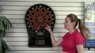 Arachnid CricketPro 800 Electronic Dartboard Item  E800ARA [upl. by Anyat462]