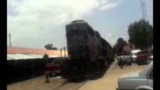 Kansas City Southern de mexico GP382 2089 en Texcoco rumbo a Metepec [upl. by Lois]