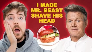 The Gordon Ramsay Sandwich That Made MrBeast Shave His Head  Scrambled [upl. by Nylakcaj417]