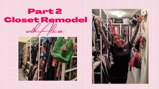 Walkin Closet Remodel Part 2  Elvarli Open Closet System [upl. by Trautman]