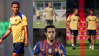 🔥WOOW💪🏾✅Hard Training as Thiago Alcantara joins Barca Welcome back ThiagoHansi Flick [upl. by Coughlin828]