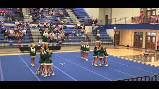 Blessed Trinity Catholic School Competition Cheer Team at Model High School Competition 10723 [upl. by Ahsiadal]