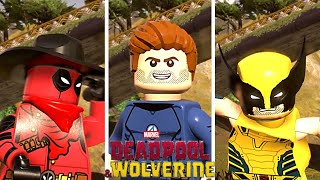 Deadpool and Wolverine  Every Character Powers and Abilities in LEGO Video Game [upl. by Orman]