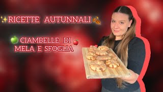 Ciambelle di mela e sfoglia🍎 Ricette Autunnali [upl. by Nitfa]