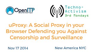 TA3M NYC  uProxy A social proxy in your browser [upl. by Zetes]