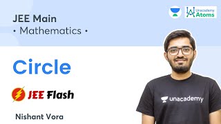 Circle  JEE Flash  Unacademy Atoms  Nishant Vora [upl. by Adnahsat]