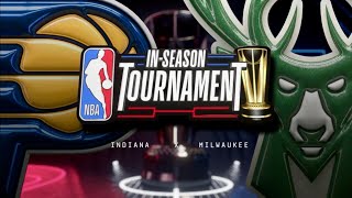 NBA InSeason Tournament Semis on ESPN IND  MIL  CountdownCourtside  Intro [upl. by Assira]