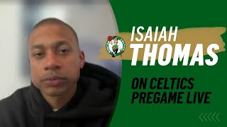 EXCLUSIVE Isaiah Thomas joins Pregame Live ahead of CelticsCavs Game 4 [upl. by Gavriella]