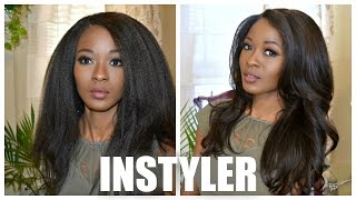 InStyler MAX Demo  Straighten amp Curl Your Hair [upl. by Yetta373]