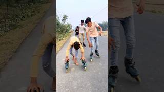 Attemptingthe Roller Skating ChallengeCan I NailThese Tricks😅skating talentrollerskatingshorts [upl. by Emelia34]