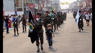 Desfile 7 Setembro 2017  Guarda Mirim de JiParaná [upl. by Einamrej49]