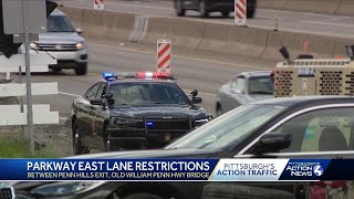 Parkway East traffic restrictions this weekend [upl. by Oirramed]