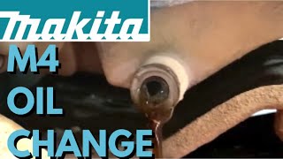 HOW TO CHANGE THE OIL ON JUST ABOUT ANY 4 CYCLE MAKITA ENGINE [upl. by Ettennyl]