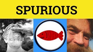 🔵 Spurious Spuriously  Spurious Meaning  Spurious Examples  Spurious Defined [upl. by Ahsuat]