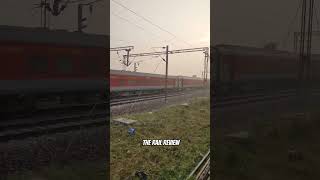 Wap7 skip with LHB train flat110 kmph youtubeshorts indianrailways wap7loco train [upl. by Lyons]