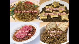 4 Idee Facili con Lenticchie e Cotechino per il Cenone di Fine Anno [upl. by Yeltnarb]