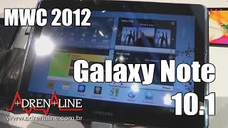 MWC 2012 Handson do Samsung Galaxy Note 101 [upl. by Ayeka342]