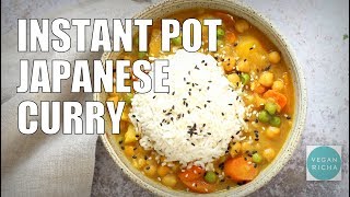 INSTANT POT JAPANESE CURRY  Vegan Richa Recipes [upl. by Amaerd192]