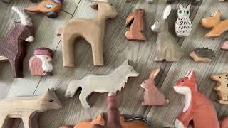 Wooden toy animals comparison  Ostheimer Forest Melody Eric and Albert more [upl. by Edric]