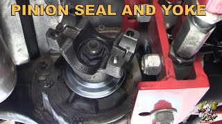 How To Replace A Rear End Pinion Seal and Yoke [upl. by Cobby103]