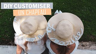 DIY  Comment customiser un chapeau en paille [upl. by Hanae]