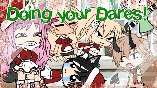 Doing your dares  Gacha Life  40k special [upl. by Levana]