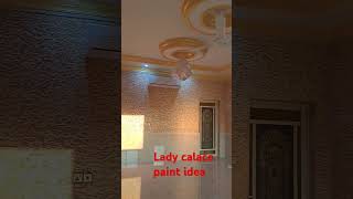 Lady calace paint making idea 💡home short video trending [upl. by Oznole]