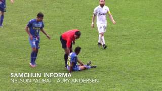 Reacción polémica del árbitro Walter López en el partido Cobán Imperial vrs Comunicaciones [upl. by Irec]