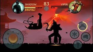 Shadow Fight 2Act 5 The Greatest Temptation Defeat Viper Tournament Stage 1 Gameplay [upl. by Plusch]