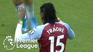 Bertrand Traore draws first blood for Villans v Chelsea  Premier League  NBC Sports [upl. by Shaver]