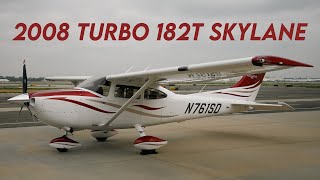 2008 Cessna Turbo 182T For Sale Flight to Flos Airport Cafe [upl. by Canty767]