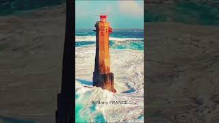 Brittany lighthouse France  2024 lighthouse france beach viralvideo viralshorts history [upl. by Toma769]