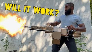 Machine gun testing PROP Homemade [upl. by Hafirahs]