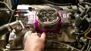 Datsun SBC 383 stroker V8  changed jets and power valve [upl. by Imoyn]