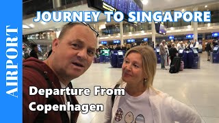 Departure from Copenhagen Airport with Airport Lounge Tour  CPH Travel Video [upl. by Ruy]