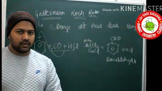 GATTERMANN KOCH REACTION  NAME REACTION  TRICK BHARAT PANCHAL SIR [upl. by Oirogerg638]