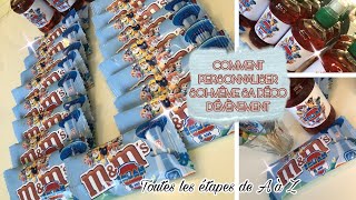 DIY ✨  PERSONNALISE TON ÉVÉNEMENT À L’INFINI   BOUTEILLES MampMS THÈME PAT PATROUILLE 🐾 [upl. by Randa529]